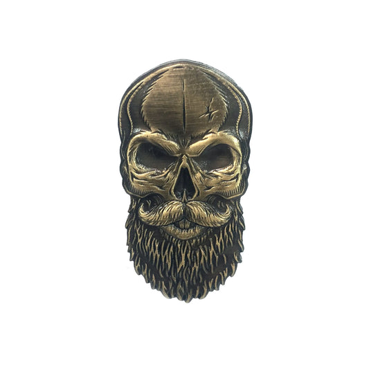 Beard Skull Fridge Magnet