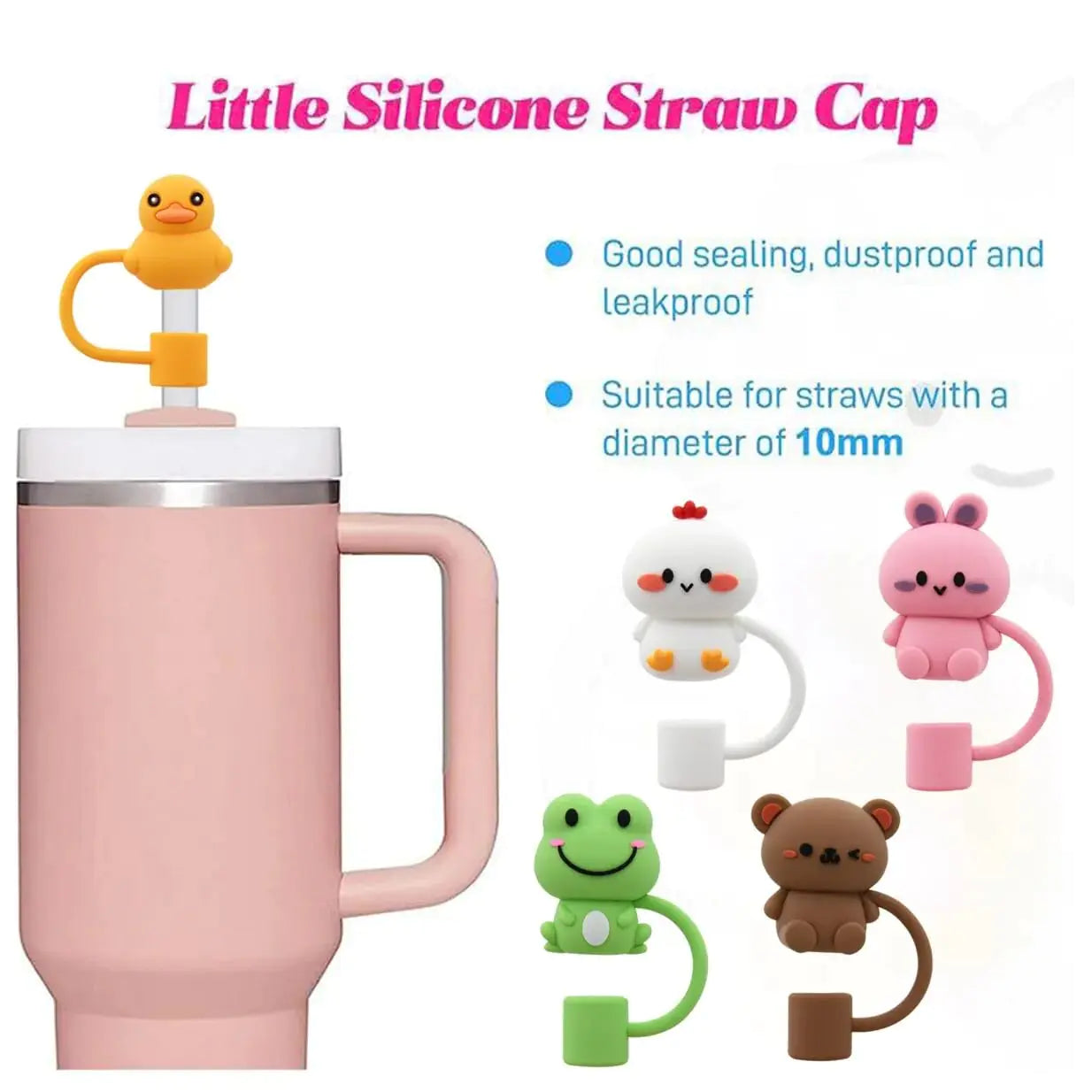 Silicone Straw Cover Cap