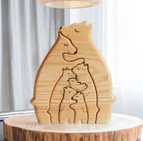 Wooden Bear Family Puzzle